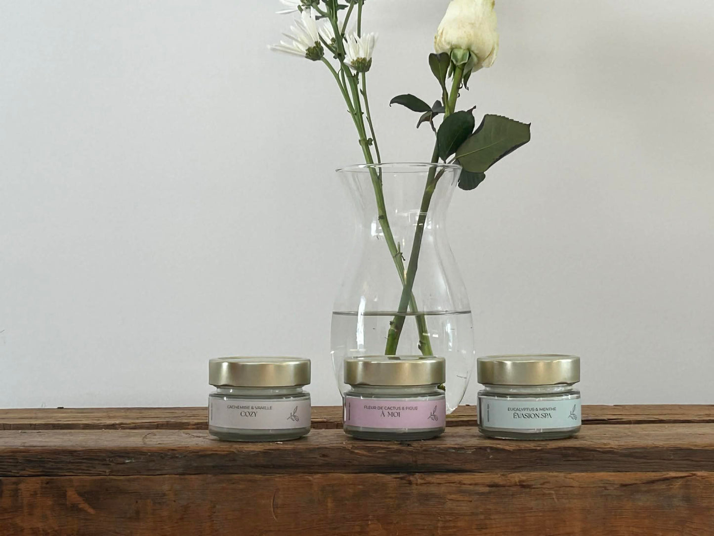 Coffret trio de chandelles