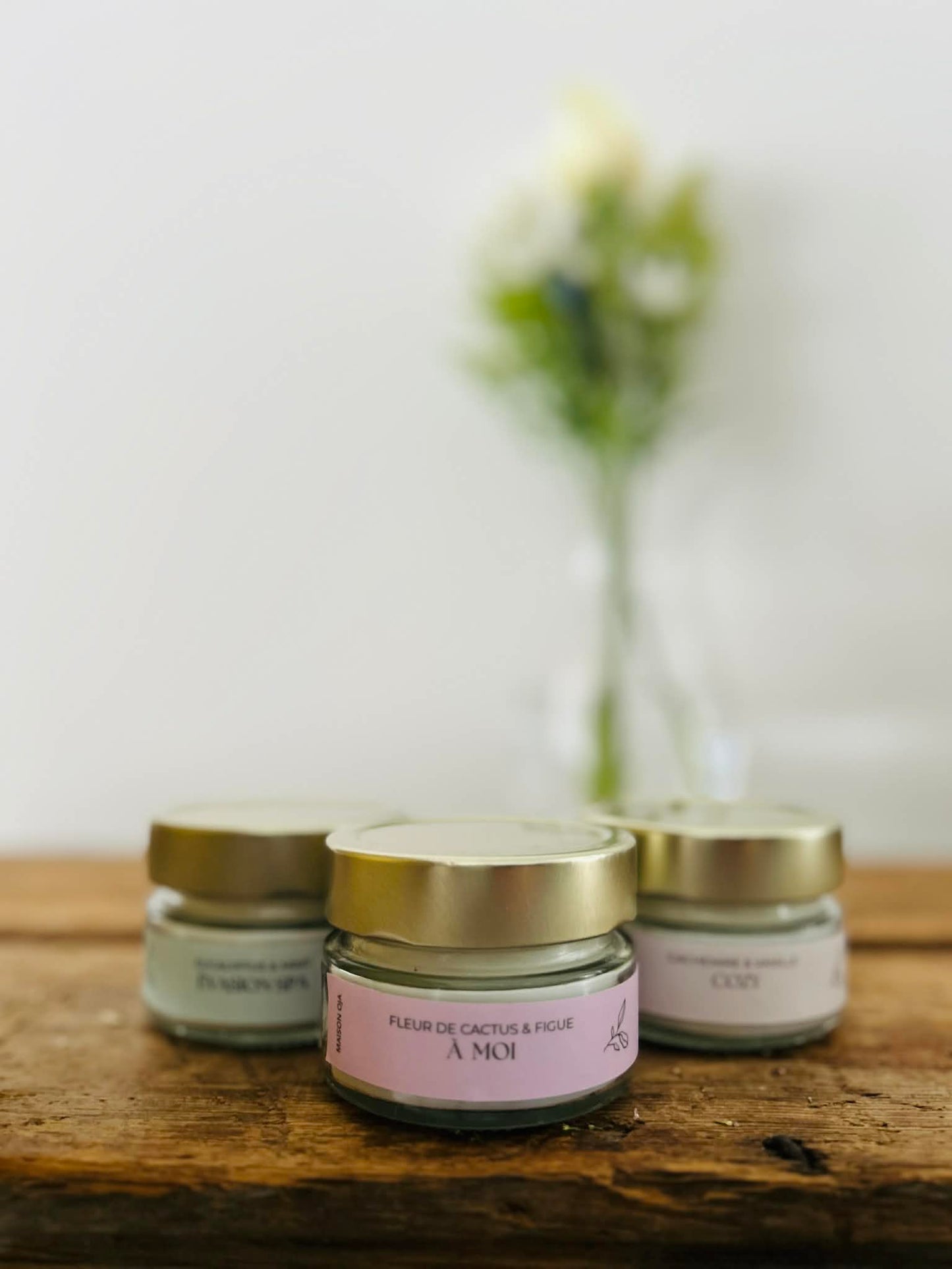 Coffret trio de chandelles